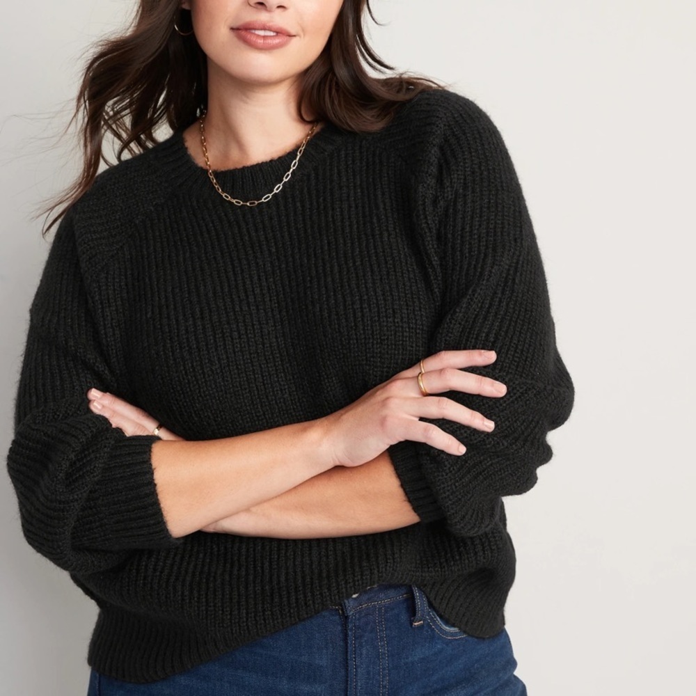 🆕 Shaker Stitch Pullover Sweater Cozy